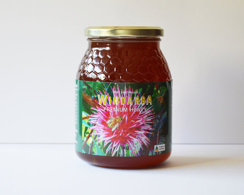 REDGUM HONEY 1 Kg NETT GLASS