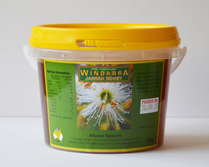 JARRAH HONEY 1 Kg NETT TUB